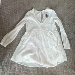 New white mini dress